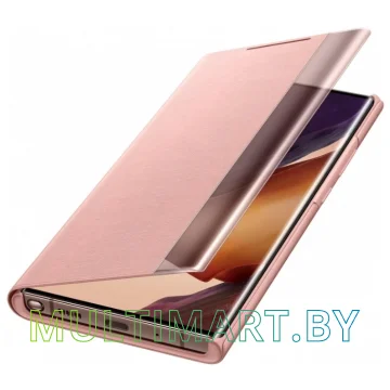 Чехол Samsung Smart Clear View Cover для Galaxy Note 20 (бронзовый) картинка 4